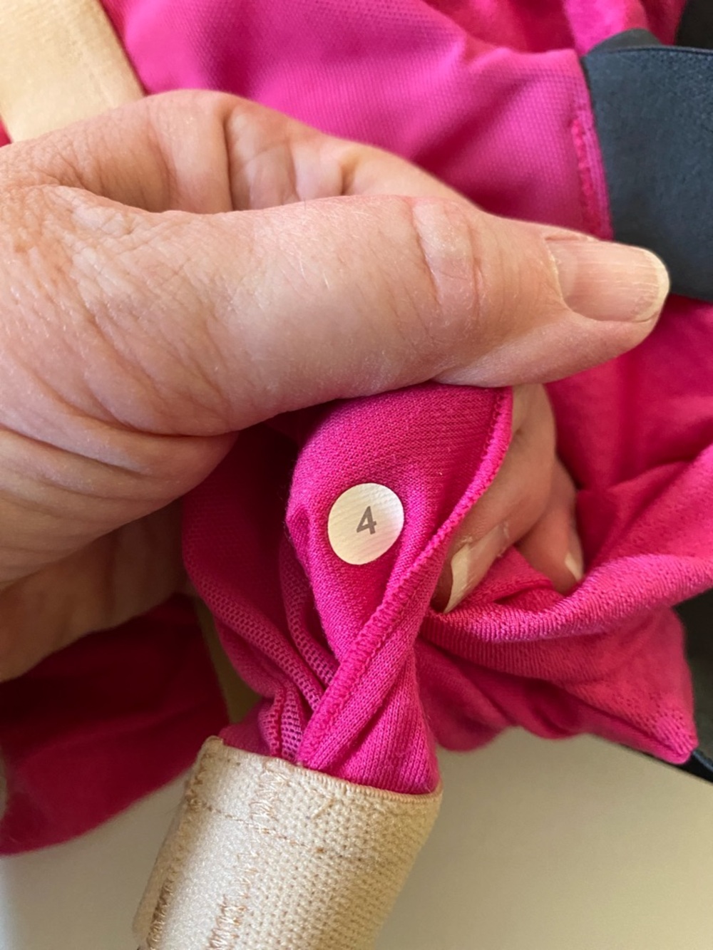 lululemon athletica Hot Pink Tank with Charcoal Trim - Picture 8 of 8